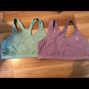 Champion sports bras size L? (Set of 2)